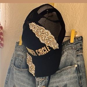 🚨Exclusive Custom “Inner Circle” diamond appliqué caps
